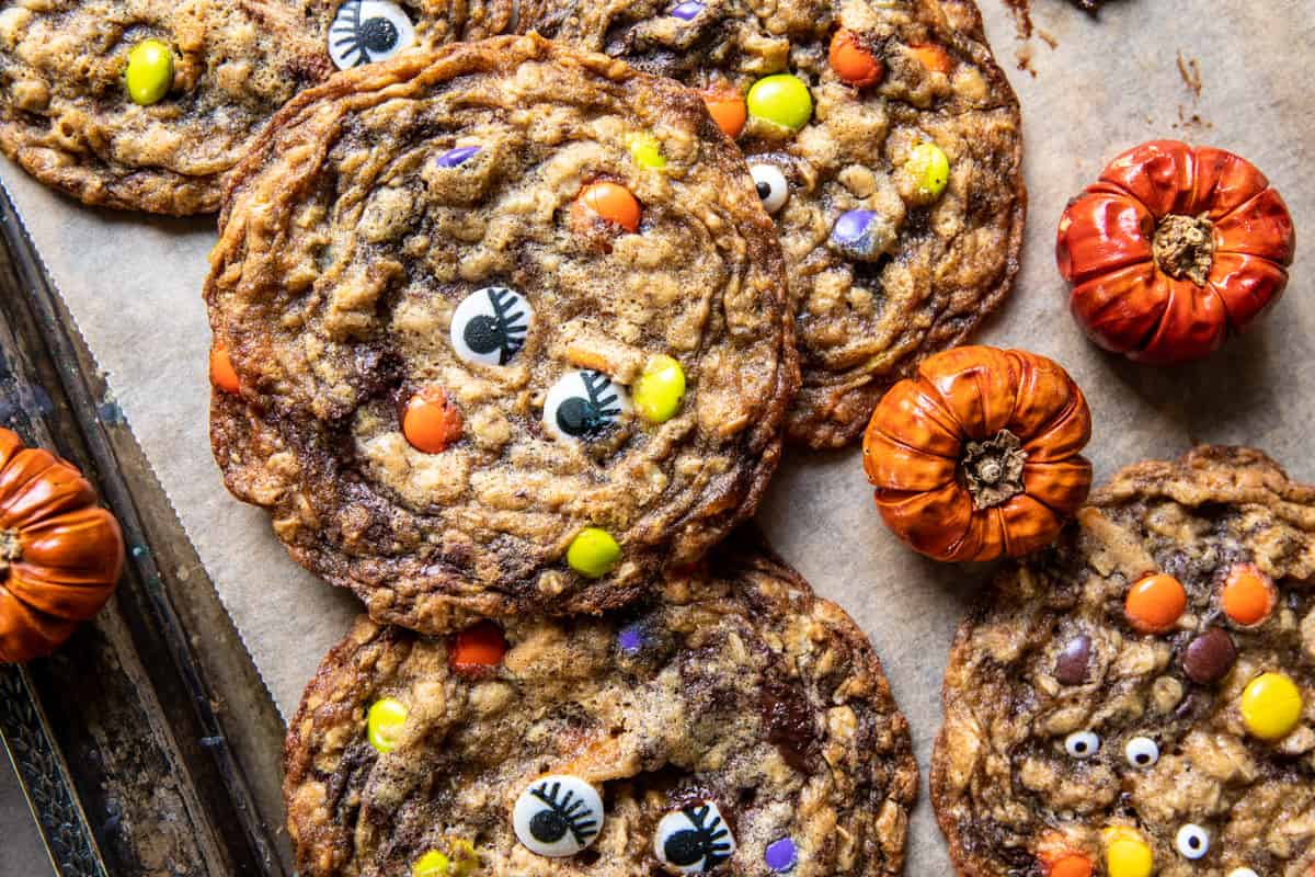 Halloween Monster Mash Cookies | halfbakedharvest.com