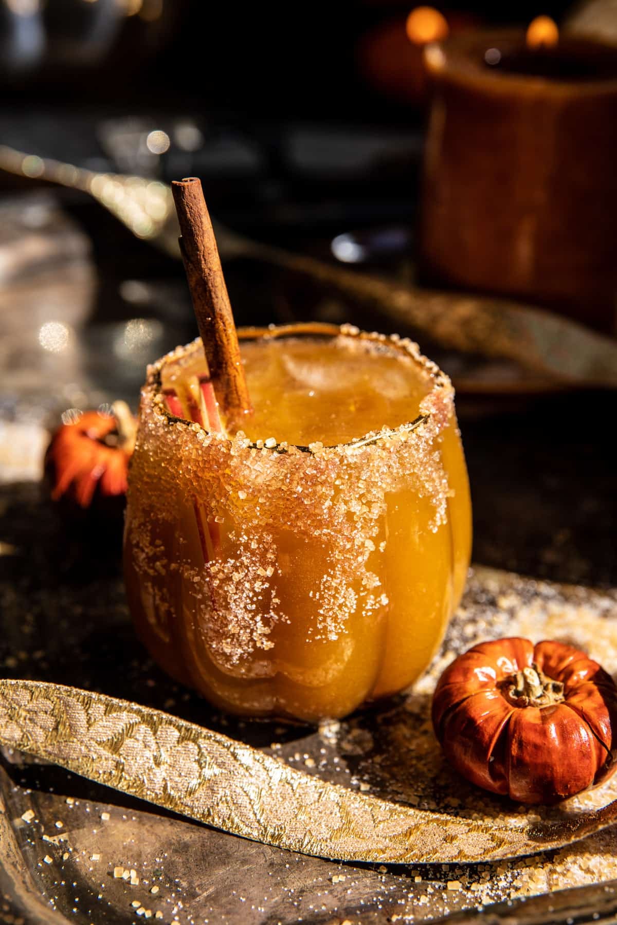 Haunted Pumpkin Patch Margarita | halfbakedharvest.com