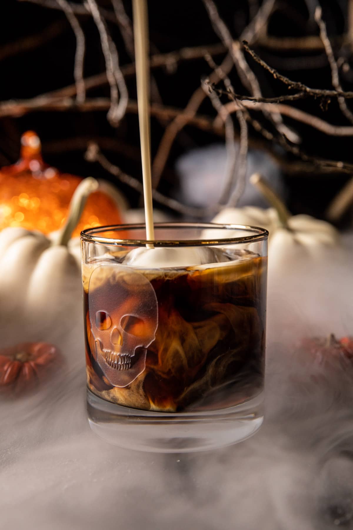 Jack Skellington's Haunted White Russian | halfbakedharvest.com