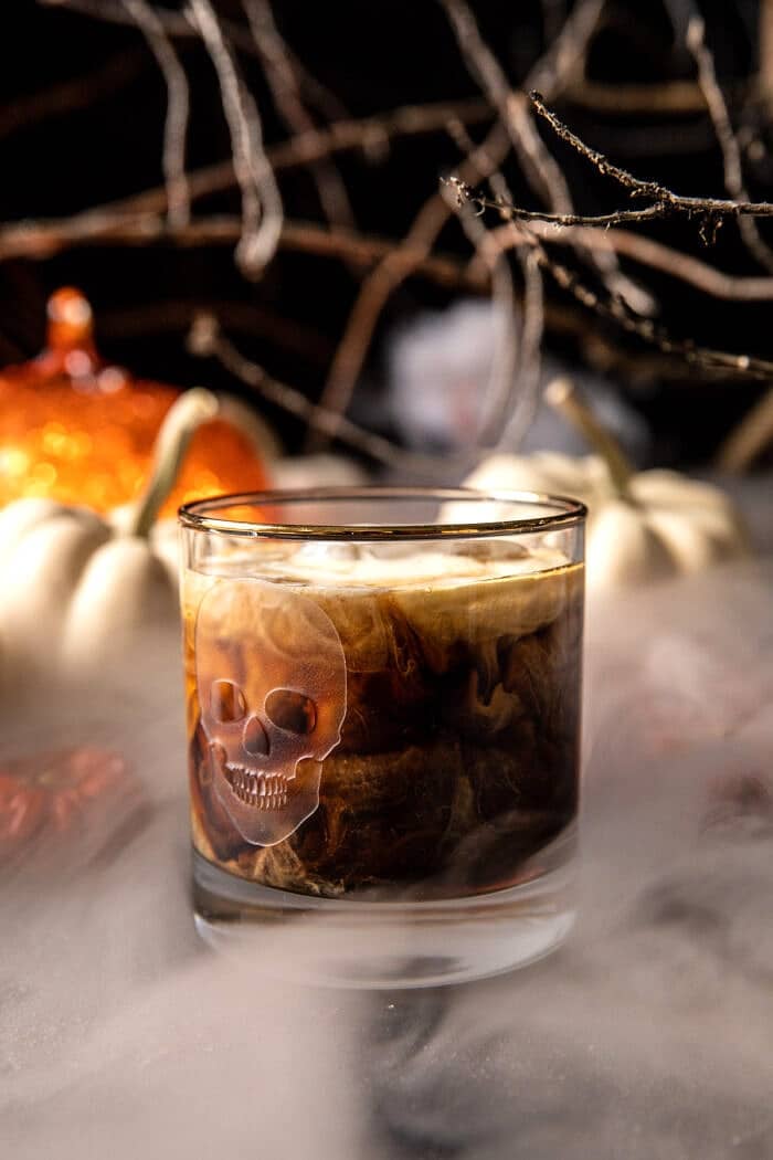 Jack Skellington's Haunted White Russian | halfbakedharvest.com
