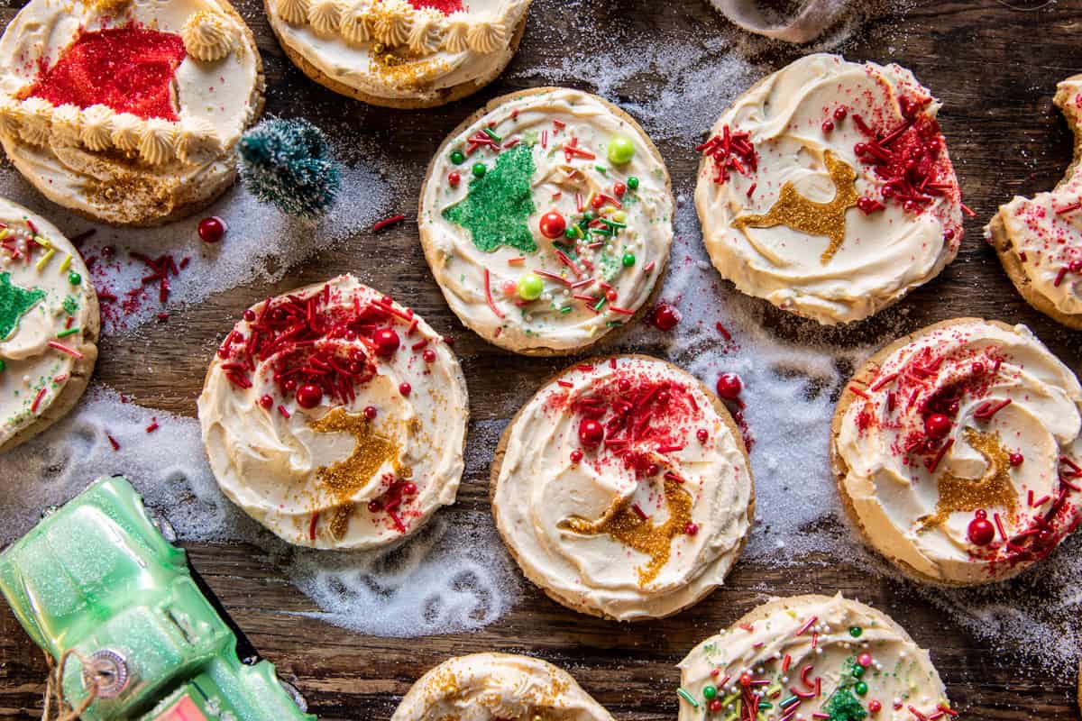 Easy Slice 'n' Bake Vanilla Bean Sugar Cookies | halfbakedharvest.com