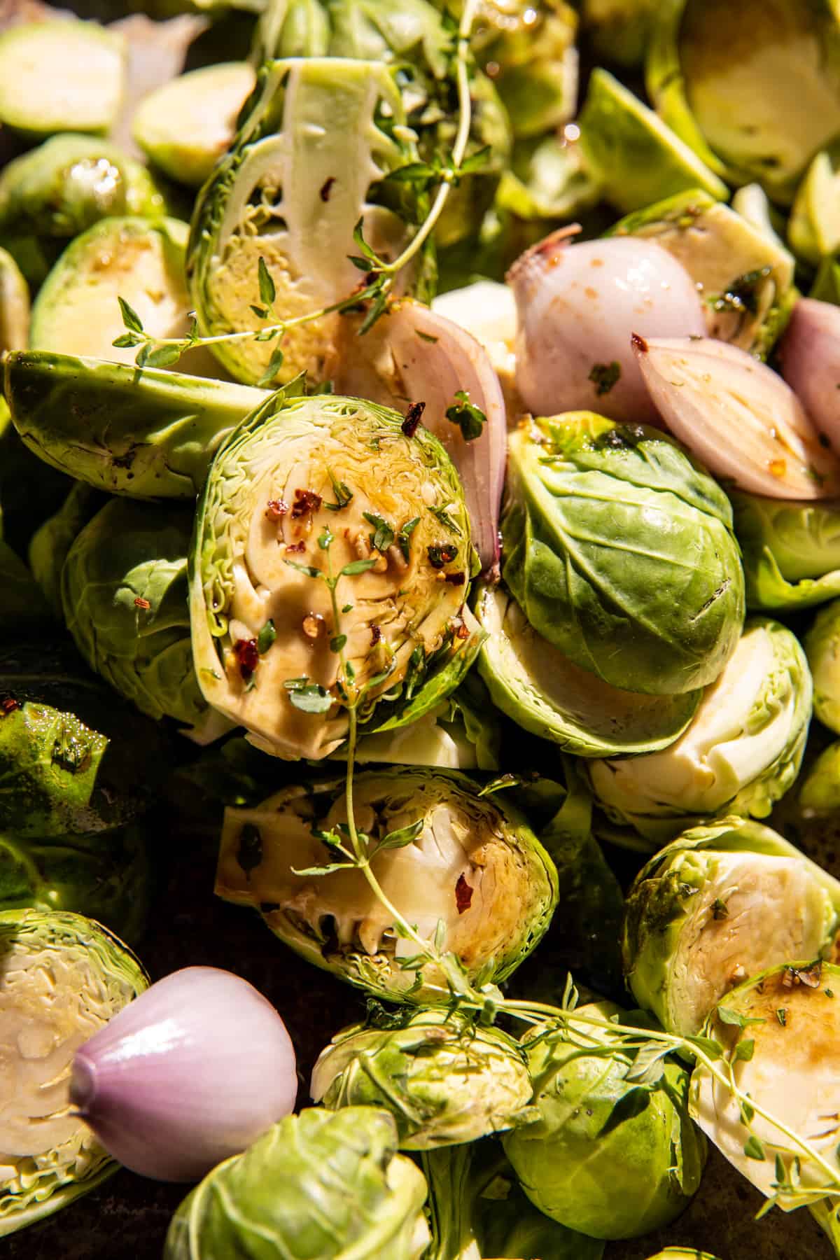 Roasted Balsamic Parmesan Brussels Sprouts | halfbakedharvest.com