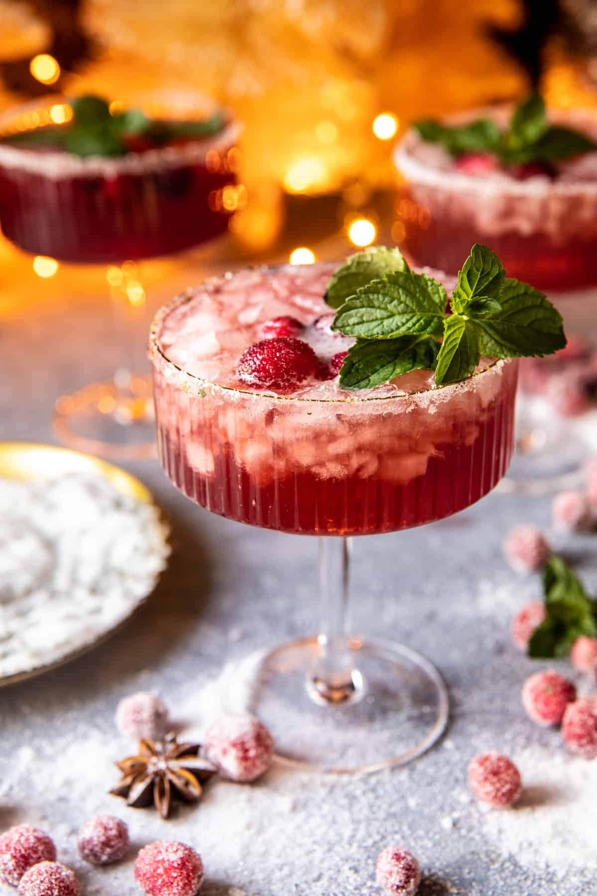 Spicy Sweet Holiday Storm Cocktail | halfbakedharvest.com