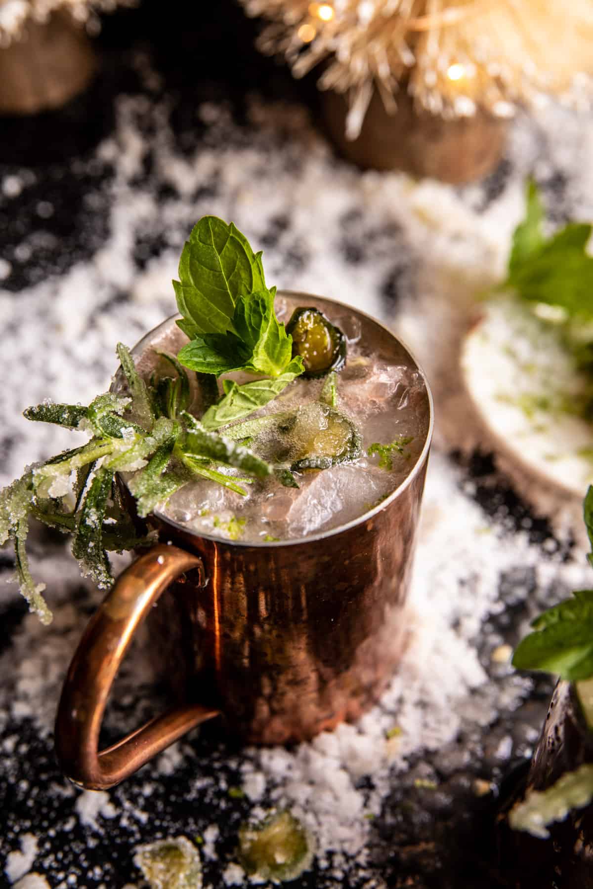 Spicy Jalapeño Ginger Moscow Mule (with Mocktail) | halfbakedharvest.com