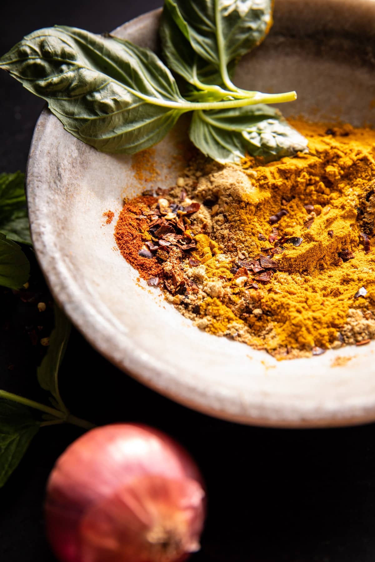 Crockpot Coconut Chicken Curry with Crispy Shallot Basil Oil | halfbakedharvest.com