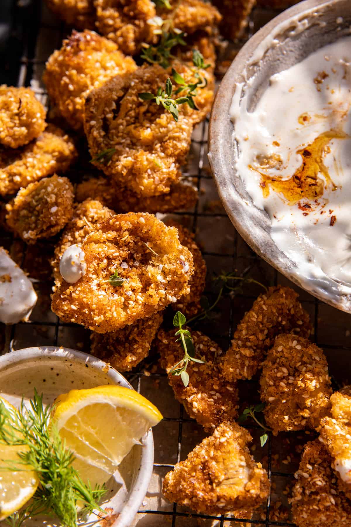 Baked Artichokes with Honey Whipped Feta | halfbakedharvest.com 