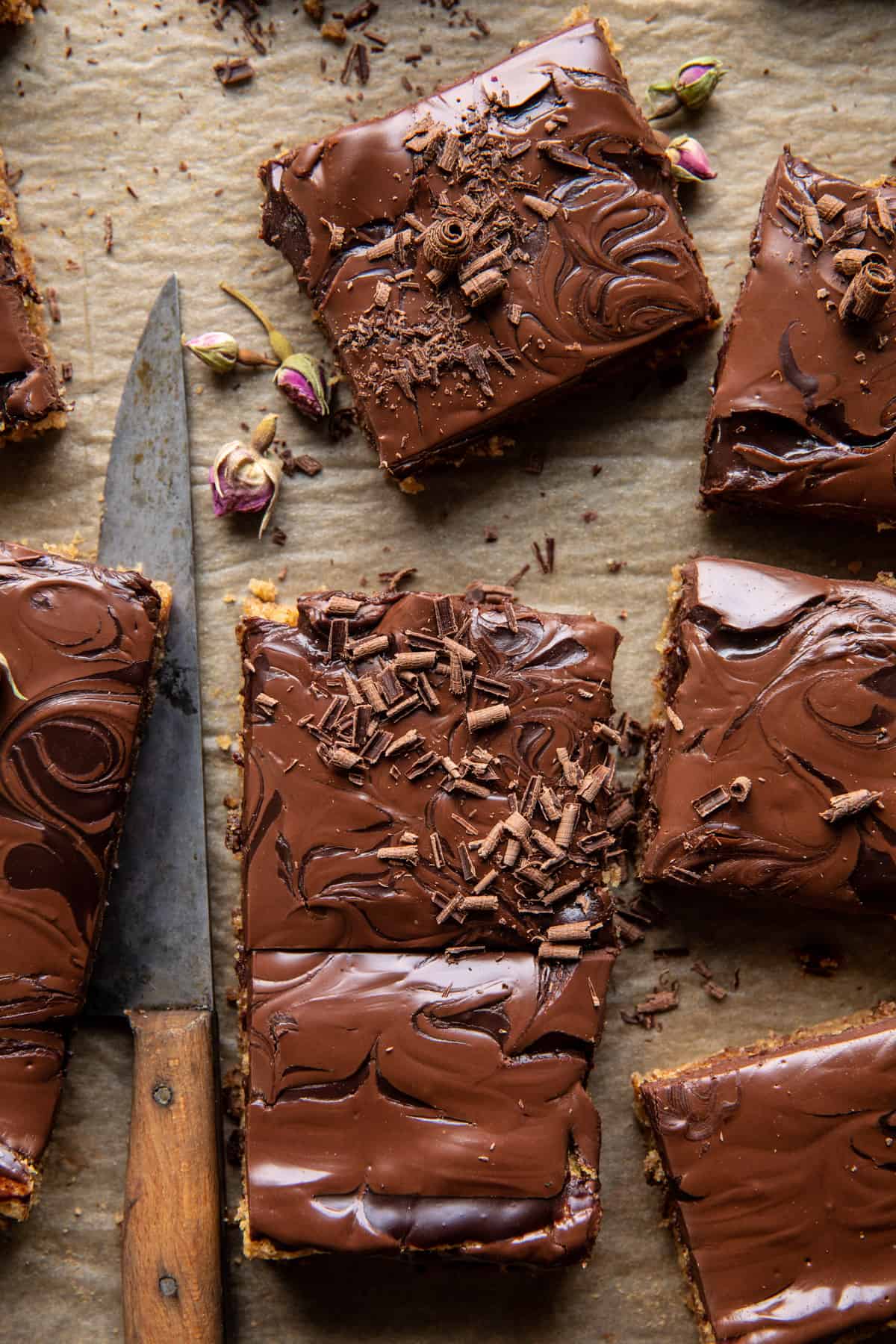 Fudgy Chocolate Peanut Butter Bars | halfbakedharvest.com