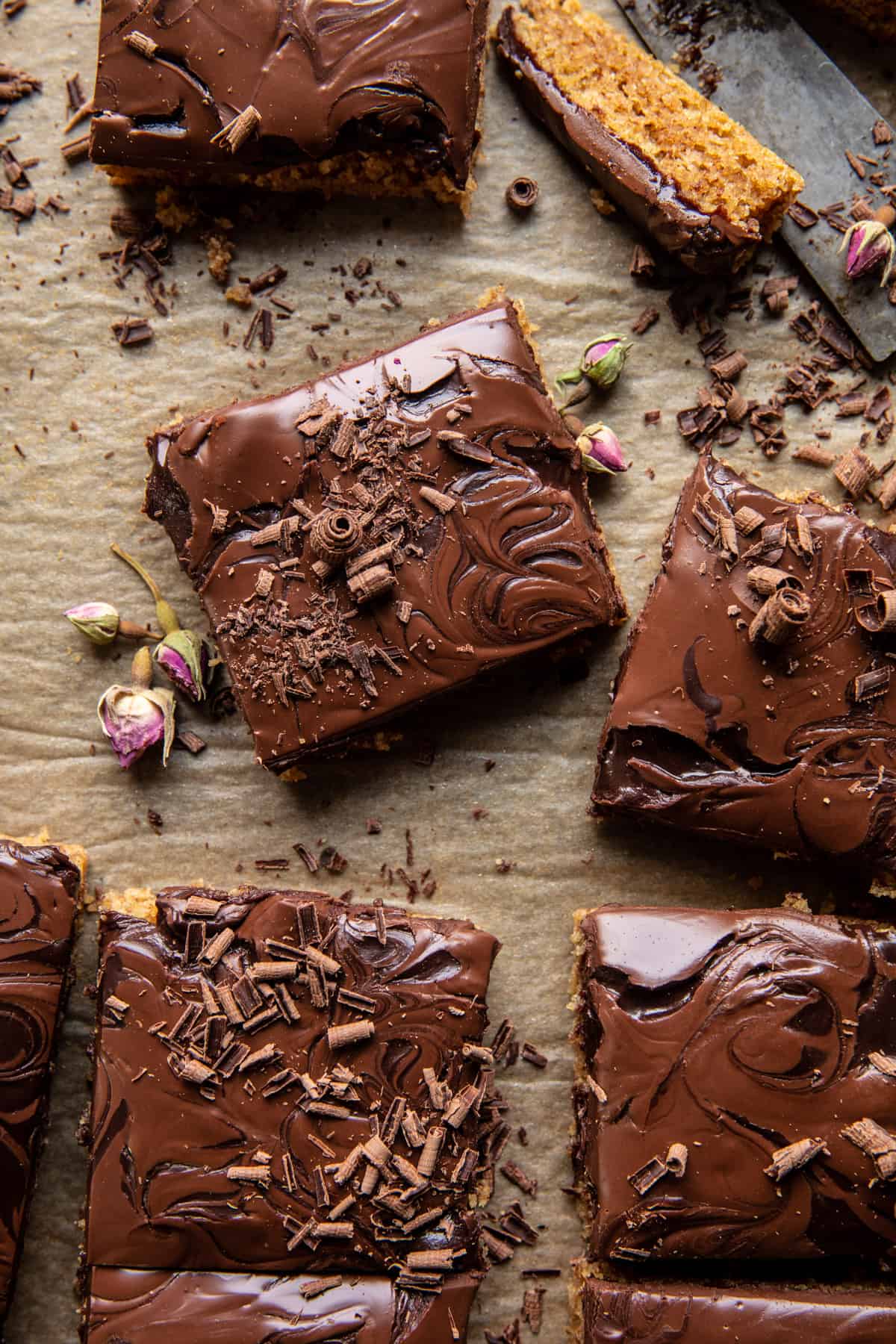 Fudgy Chocolate Peanut Butter Bars | halfbakedharvest.com