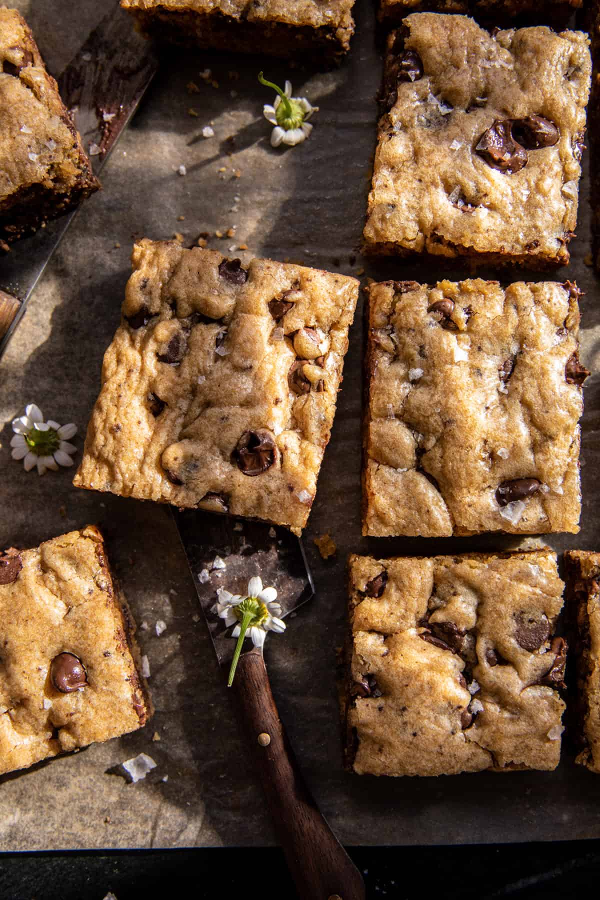 Coffee Chocolate Chip Blondies | halfbakedharvest.com