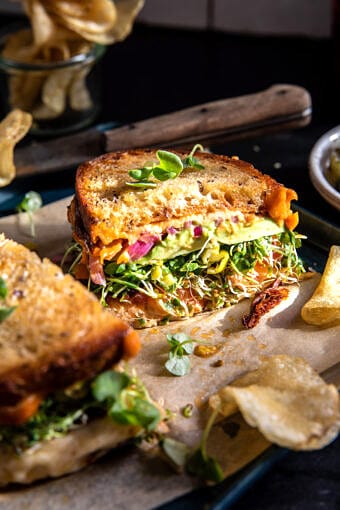 Havarti Avocado Sandwich with Spicy Mayo | halfbakedharvest.com