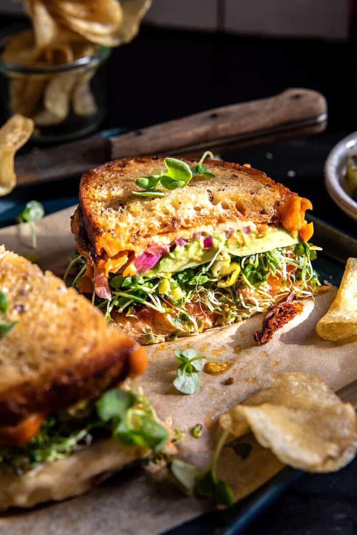 Havarti Avocado Sandwich with Spicy Mayo | halfbakedharvest.com