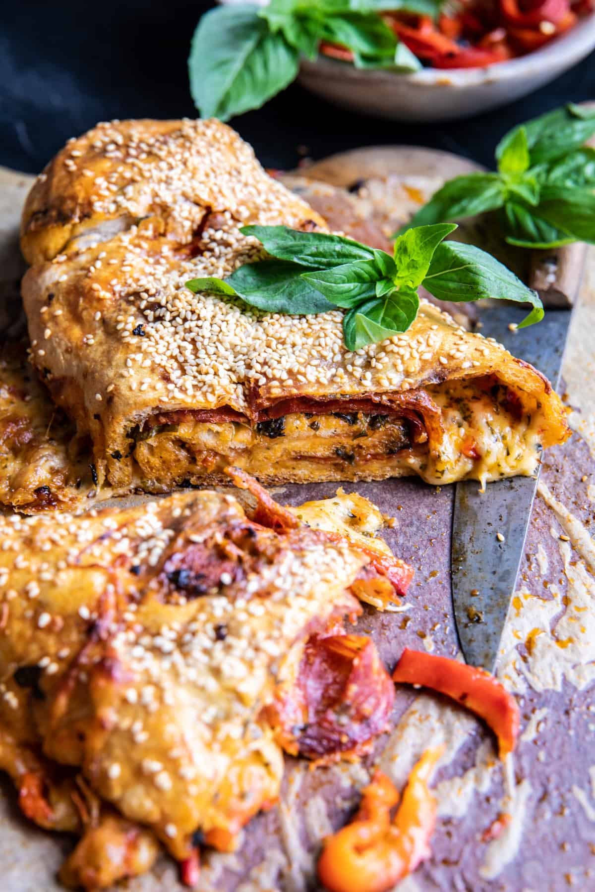 Hot Italian Stromboli | halfbakedharvest.com