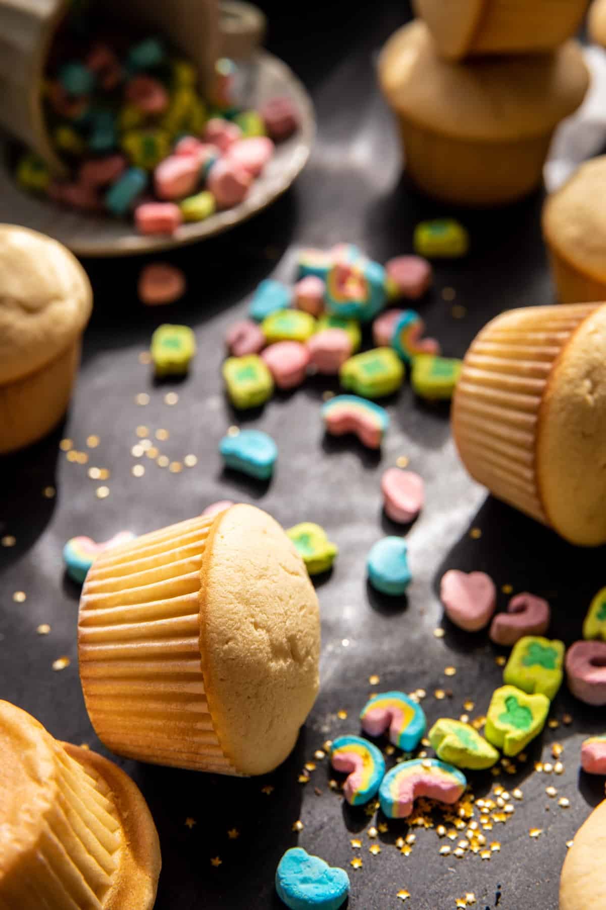 Lucky's Golden Ticket Cupcakes | halfbakedharvest.com