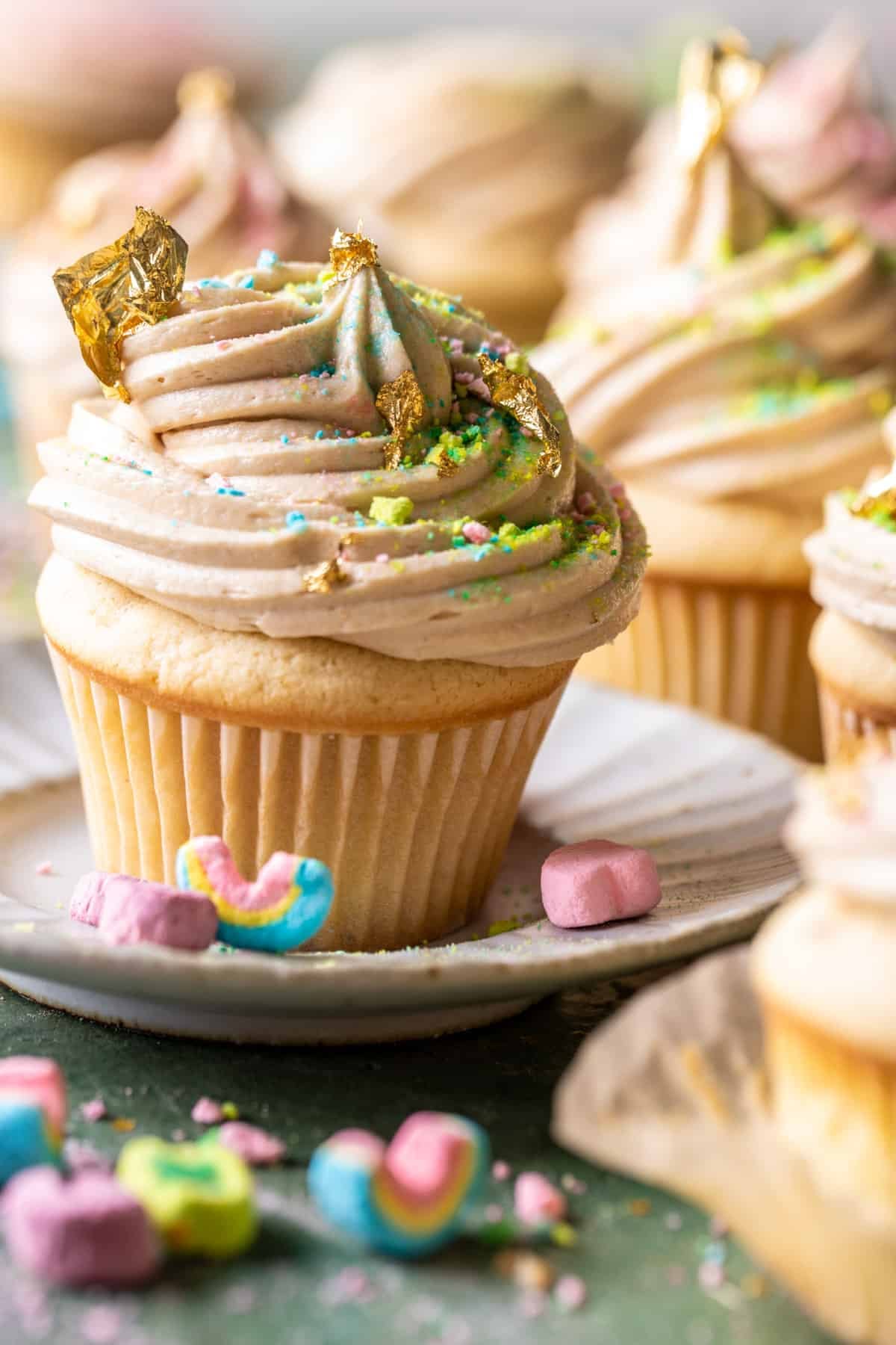 Lucky's Golden Ticket Cupcakes | halfbakedharvest.com