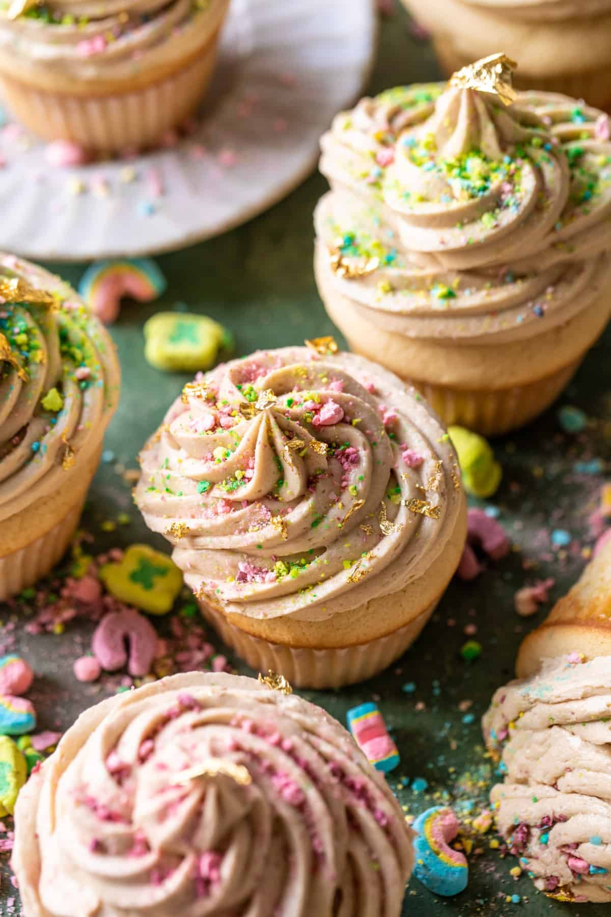 Lucky's Golden Ticket Cupcakes | halfbakedharvest.com