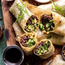 20 Minute Thai Basil Beef Rolls | halfbakedharvest.com