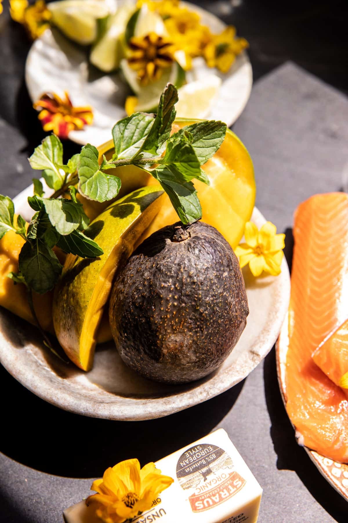 Chili Crisp Salmon Bowl with Avocado Mango Salsa | halfbakedharvest.com