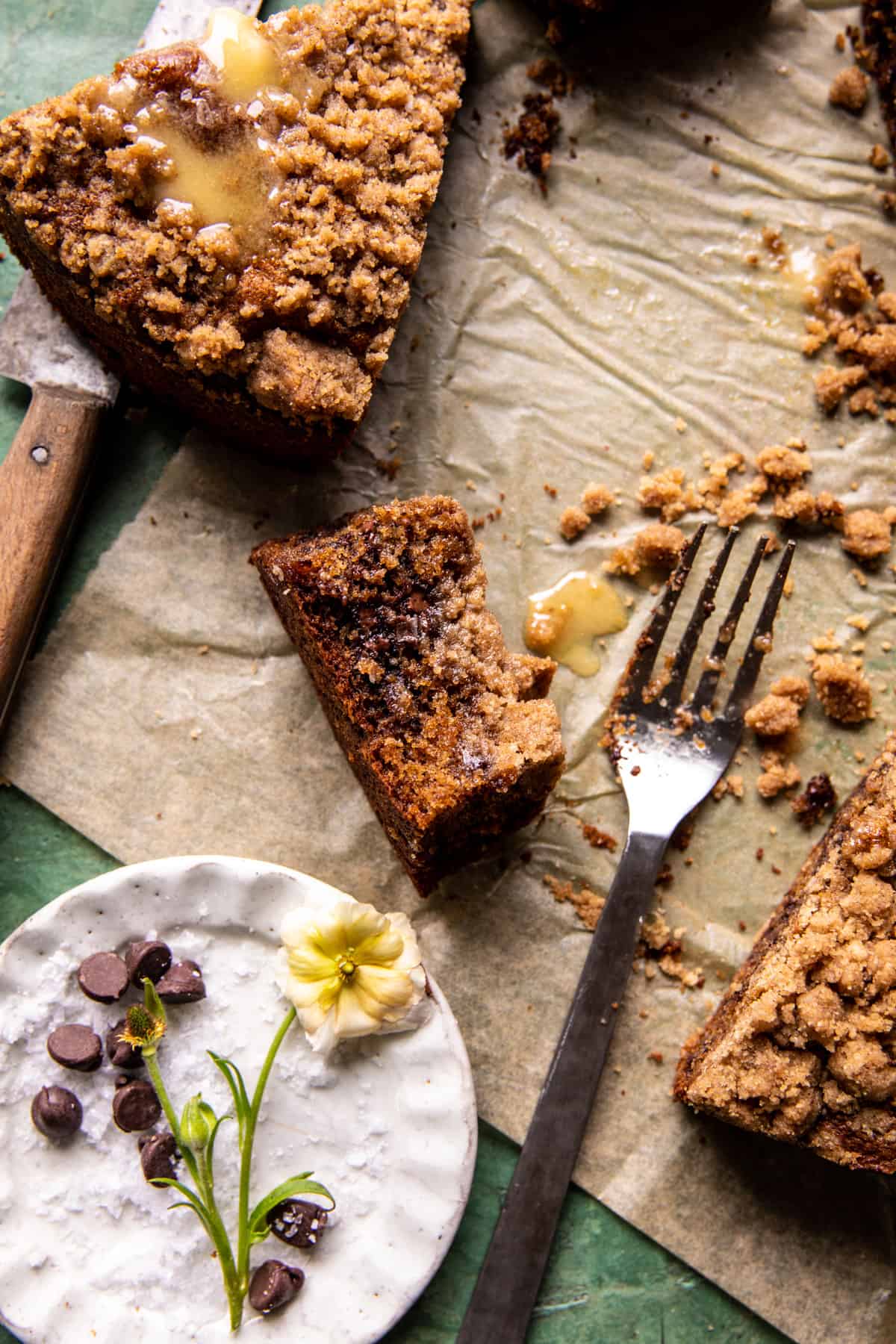 Chocolate Chip Cookie Coffee Cake | halfbakedharvest.com