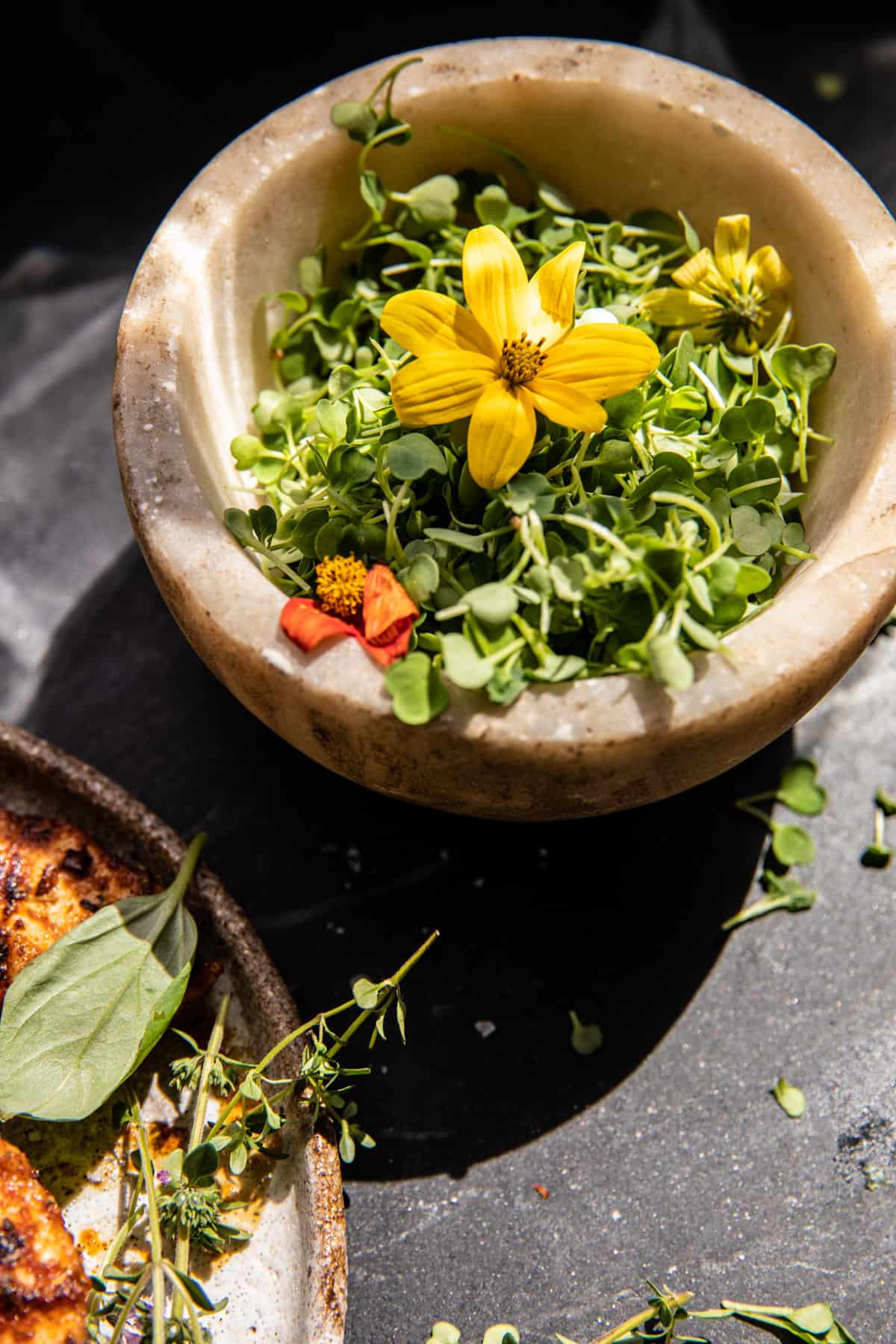 Pesto Chicken Avocado Orzo Salad | halfbakedharvest.com