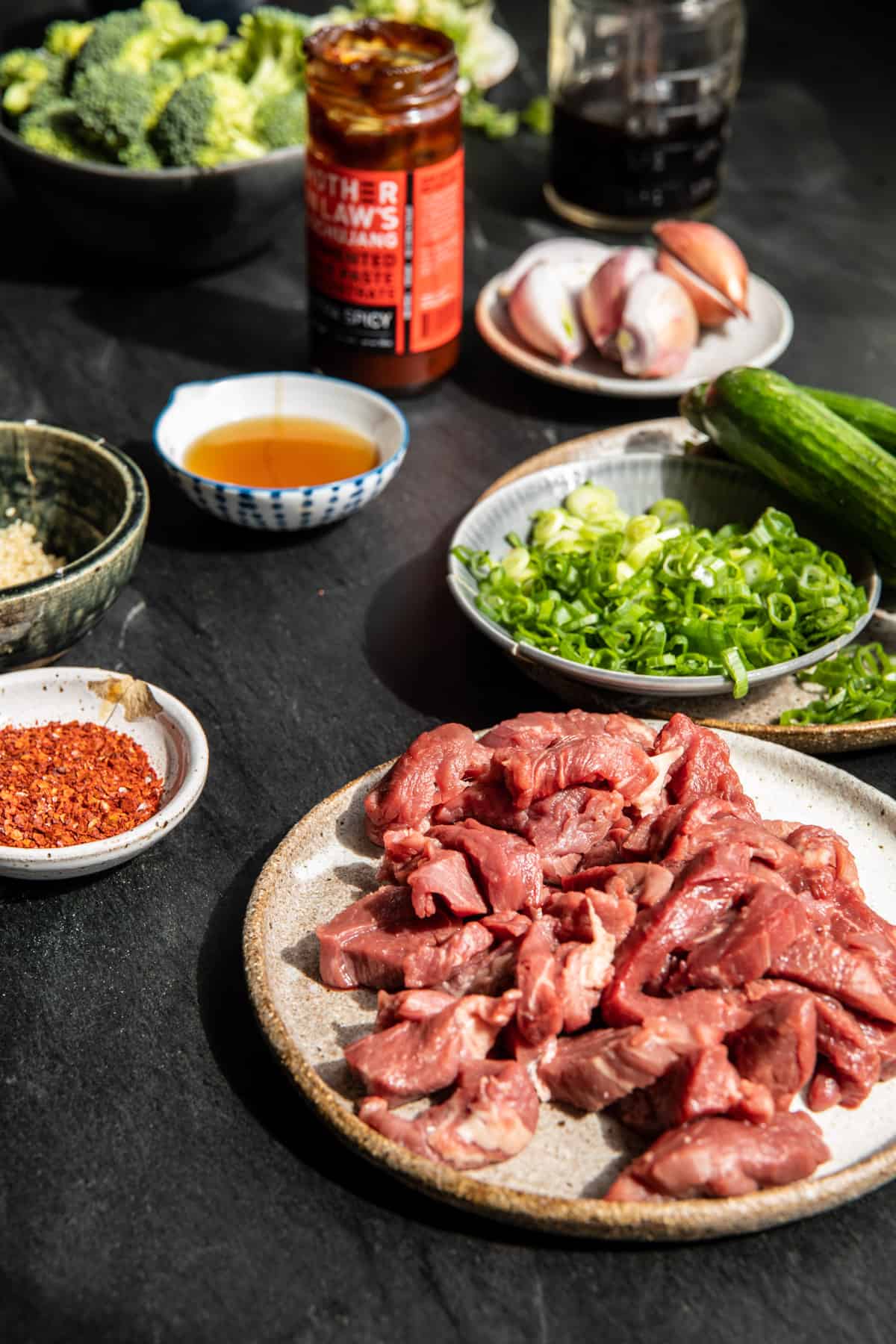 Sheet Pan Spicy Ginger Sesame Beef and Broccoli | halfbakedharvest.com