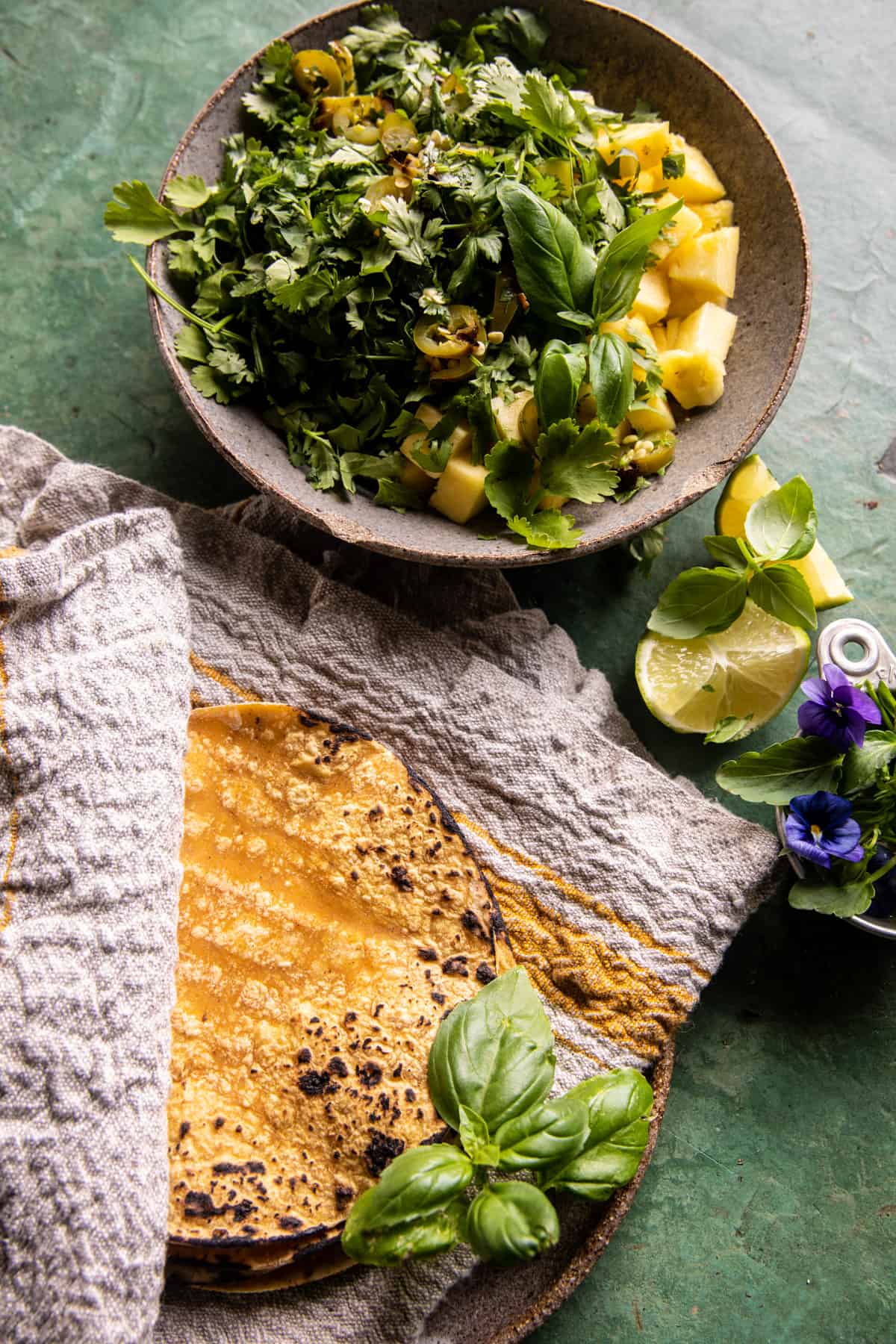 Hawaiian Chicken Tacos with Jalapeño Pineapple Salsa | halfbakedharvest.com