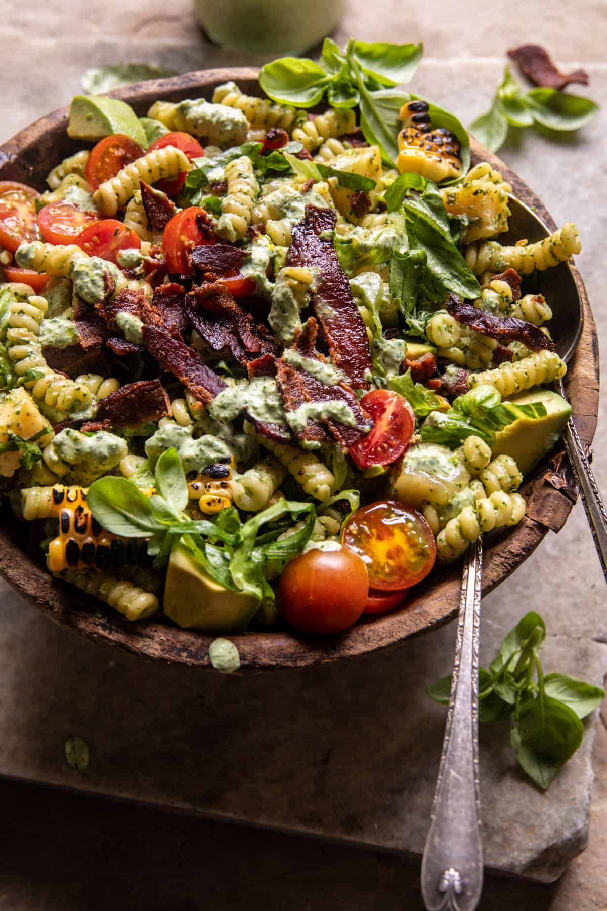 BLT Pasta Salad | halfbakedharvest.com