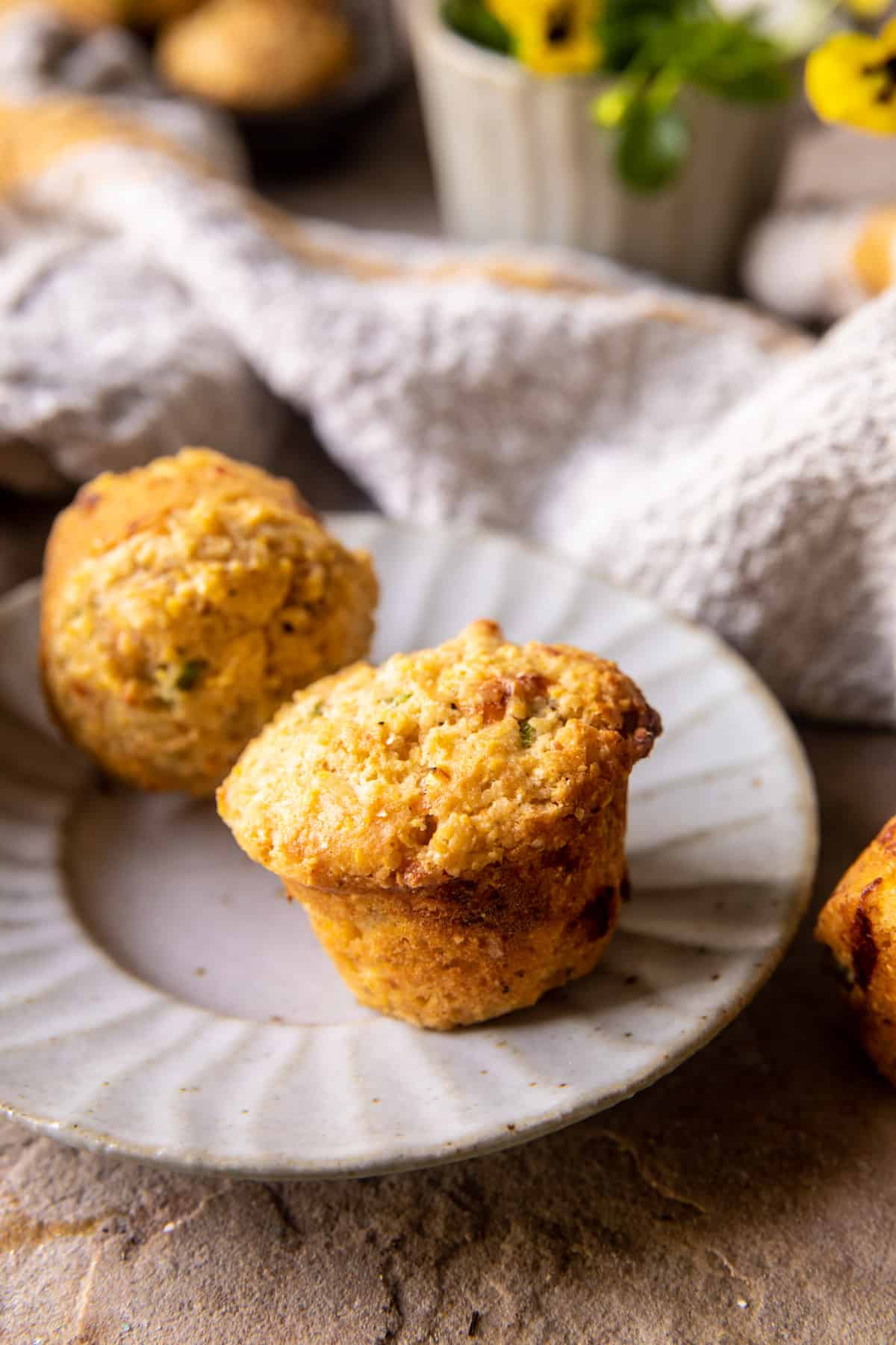Honey Butter Jalapeño Cheddar Cornbread Biscuits | halfbakedharvest.com