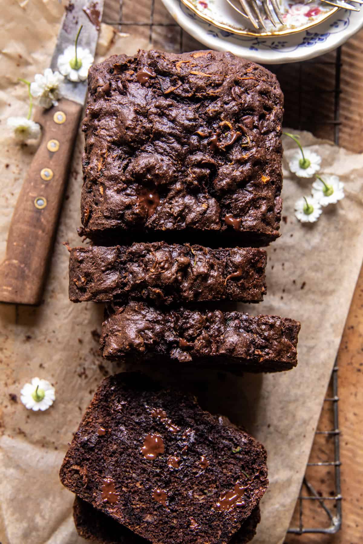 Double Chocolate Chip Zucchini Bread | halfbakedharvest.com
