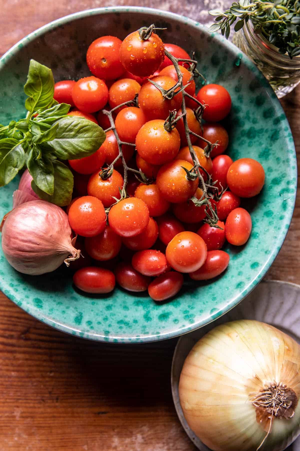 Herb Roasted Cherry Tomato Pizza | halfbakedharvest.com