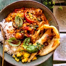 Simple Spicy Summer Coconut Chicken Curry | halfbakedharvest.com