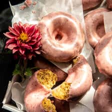 Baked Strawberry Glazed Doughnut | halfbakedharvest.com