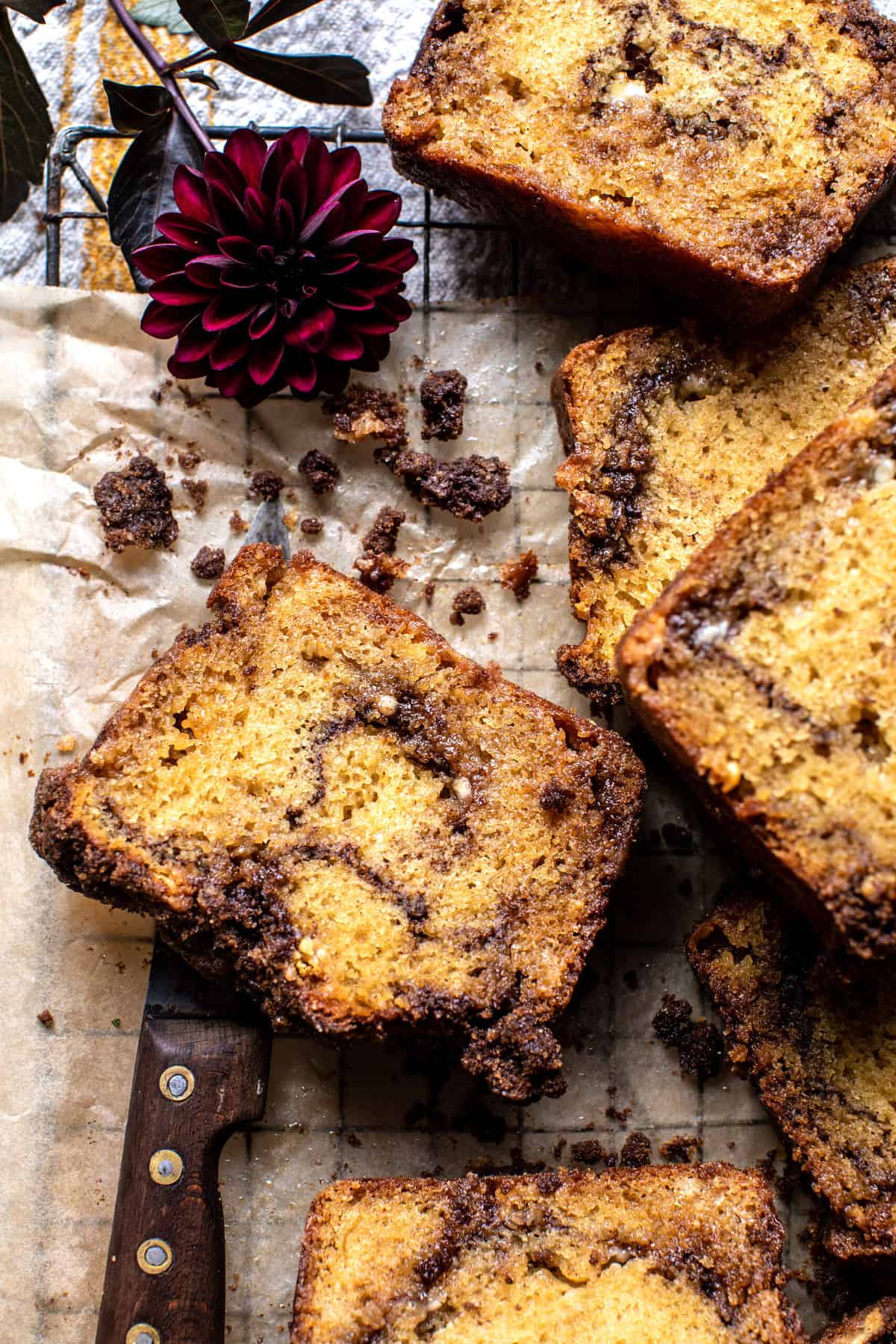 Cinnamon Crunch Quick Bread | halfbakedharvest.com