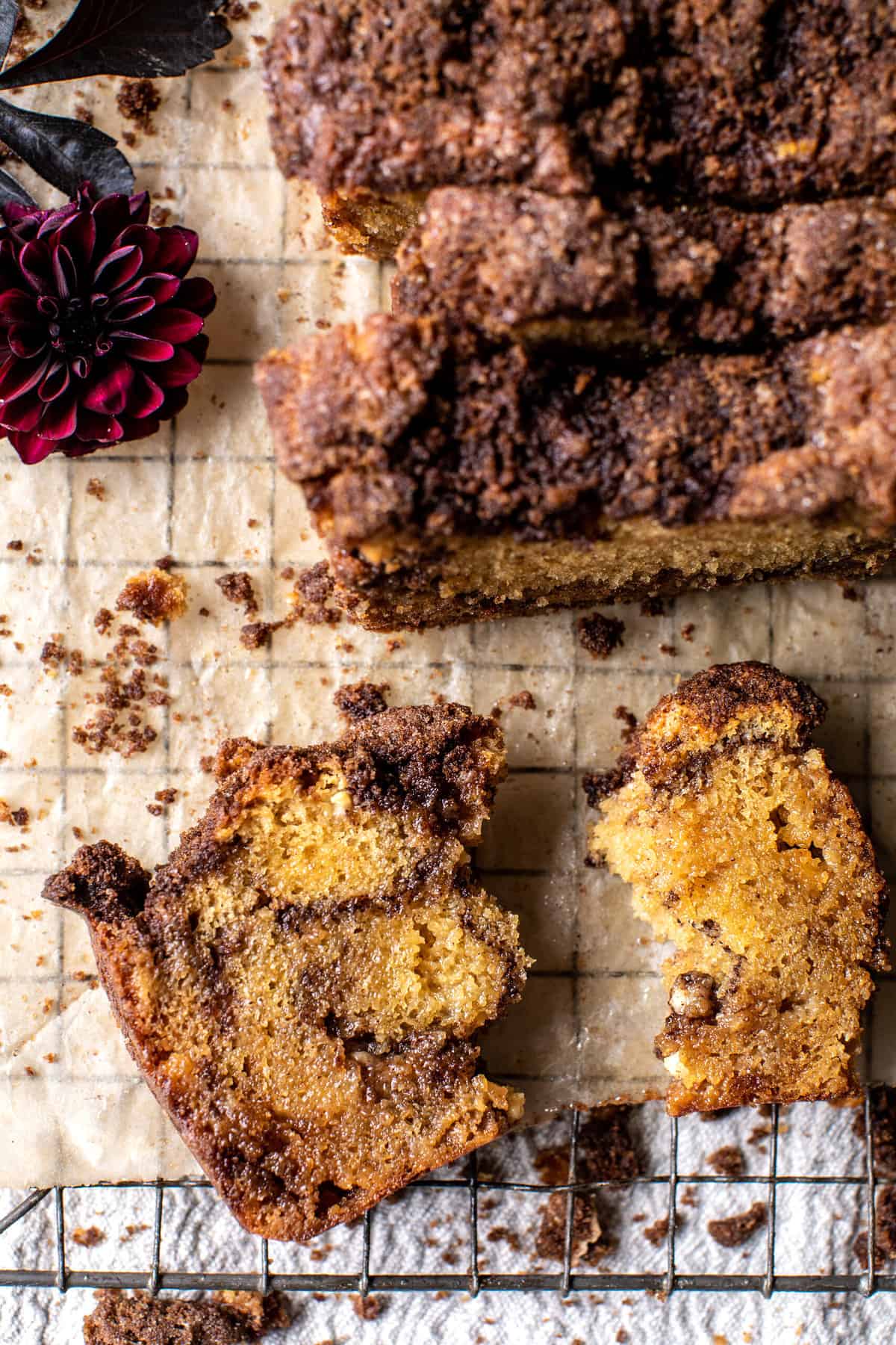 Cinnamon Crunch Quick Bread | halfbakedharvest.com