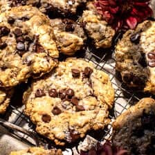 Giant Magic Oatmeal Chocolate Chip Cookies | halfbakedharvest.com