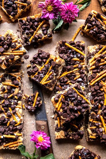 Oatmeal Cookie Magic Bars | halfbakedharvest.com