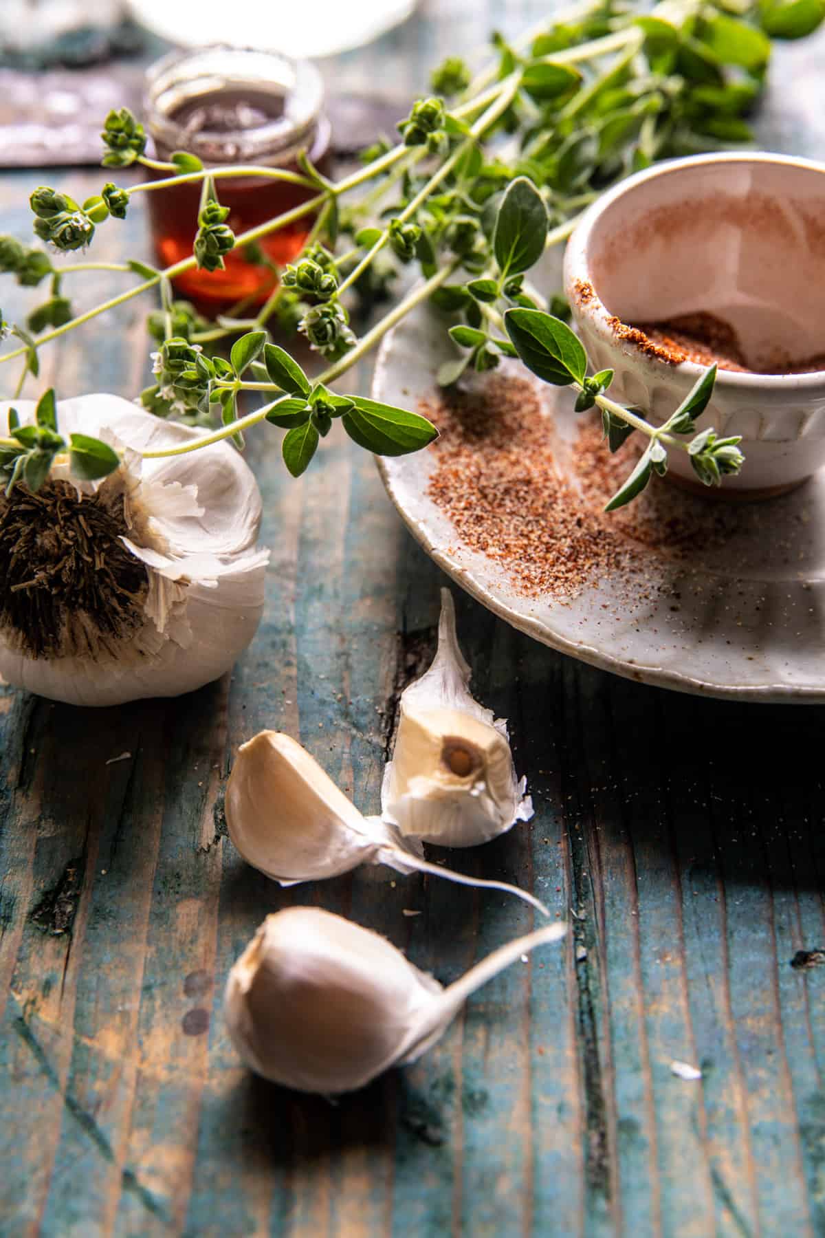 Sheet Pan Hot Honey Garlic Chicken and Zucchini | halfbakedharvest.com