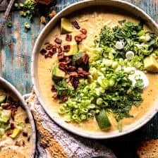 White Chicken Chili Corn Chowder | halfbakedharvest.com
