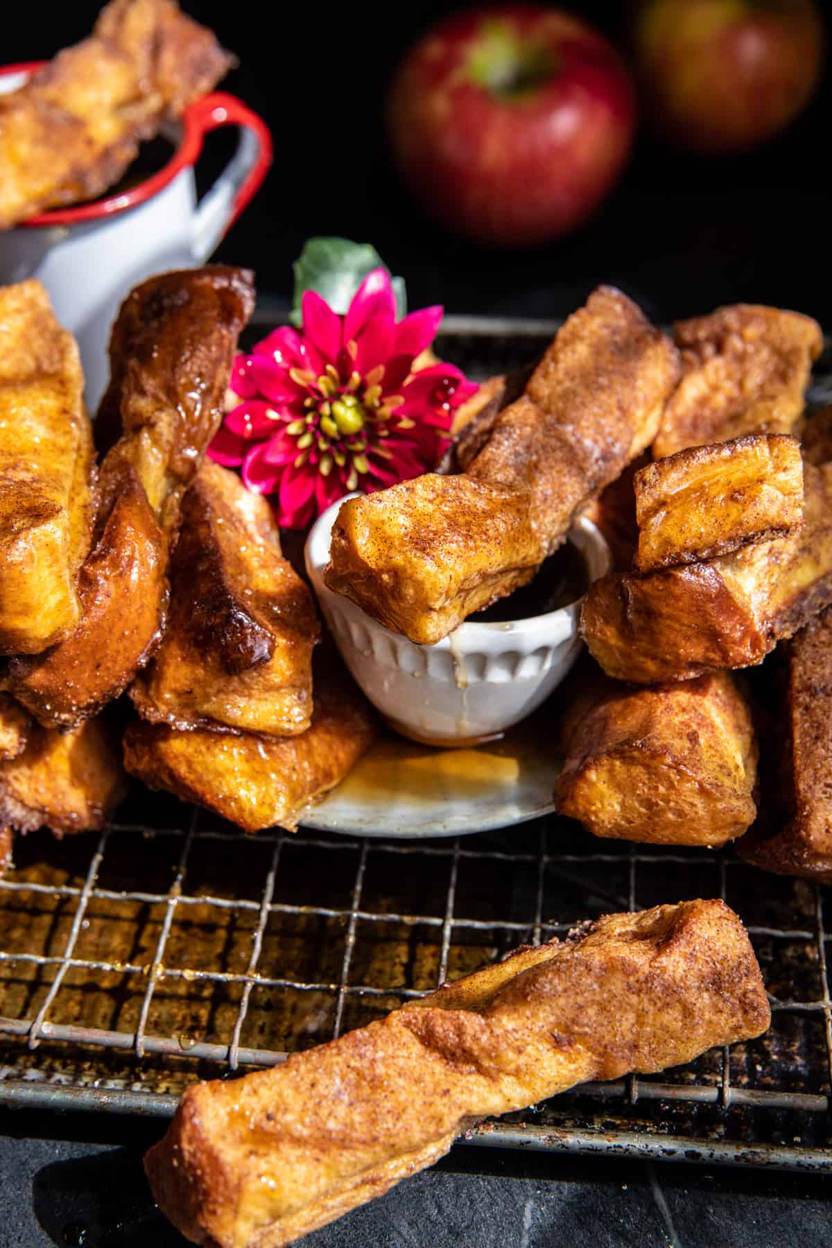 Apple Butter Cinnamon French Toast Sticks | halfbakedharvest.com