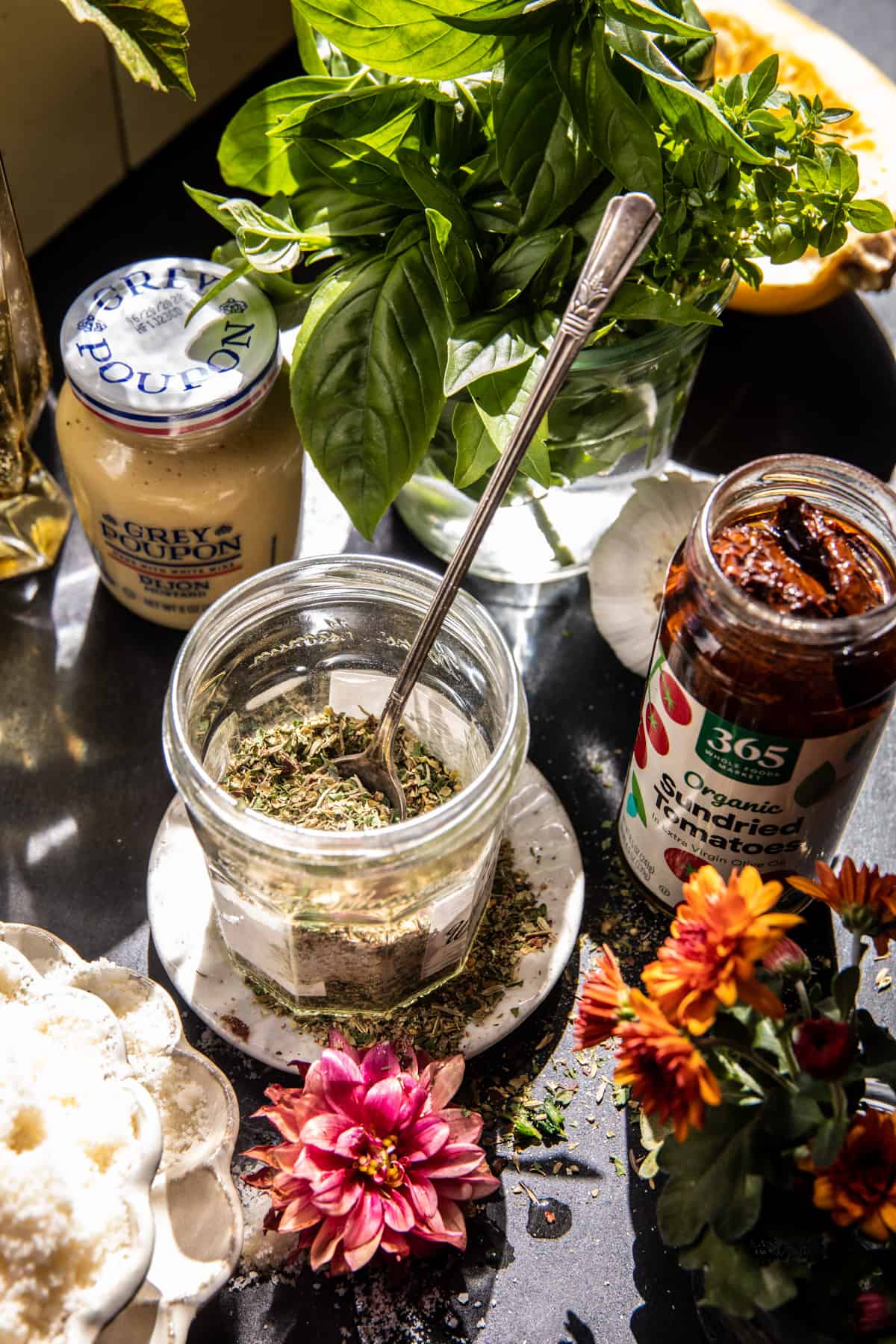 Garlic Butter Chicken Meatball Stuffed Spaghetti Squash | halfbakedharvest.com