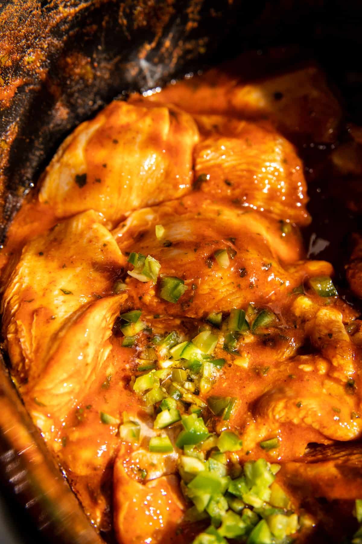 Crockpot Buffalo Chicken and Broccoli | halfbaedharvest.com