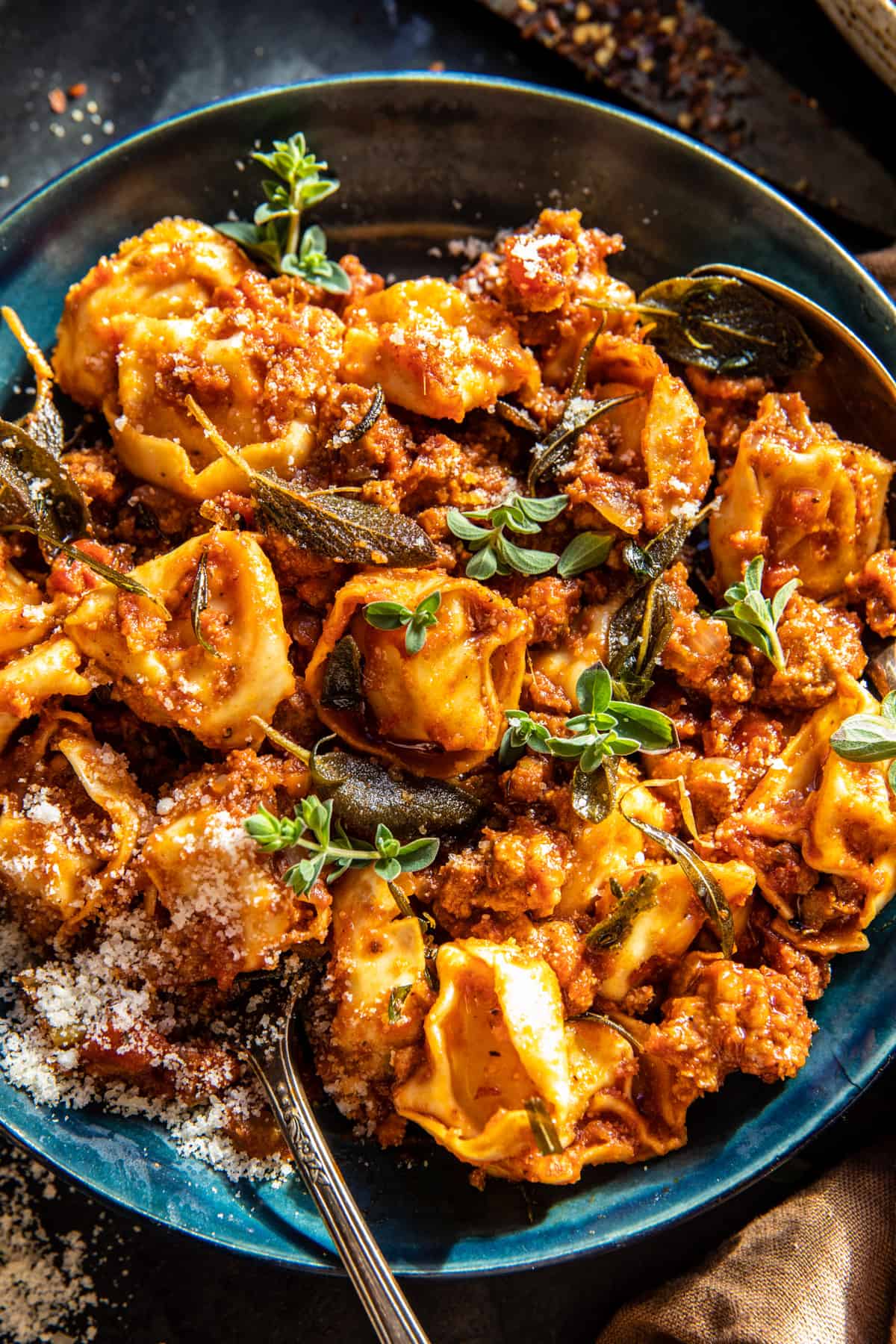 Quick Tortellini Bolognese | halfbakedharvest.com