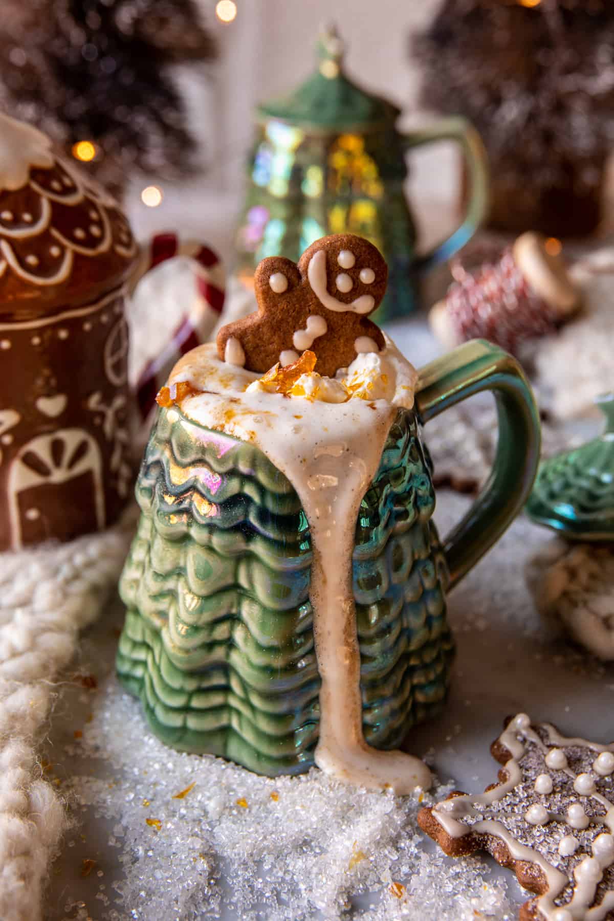 Gingerbread Chai Brûlée Latte | halfbakedharvest.com