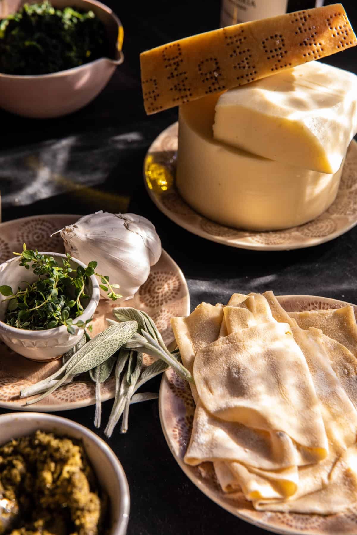 Brown Butter Pesto Spinach Soufflé Lasagna | halfbakedharvest.com