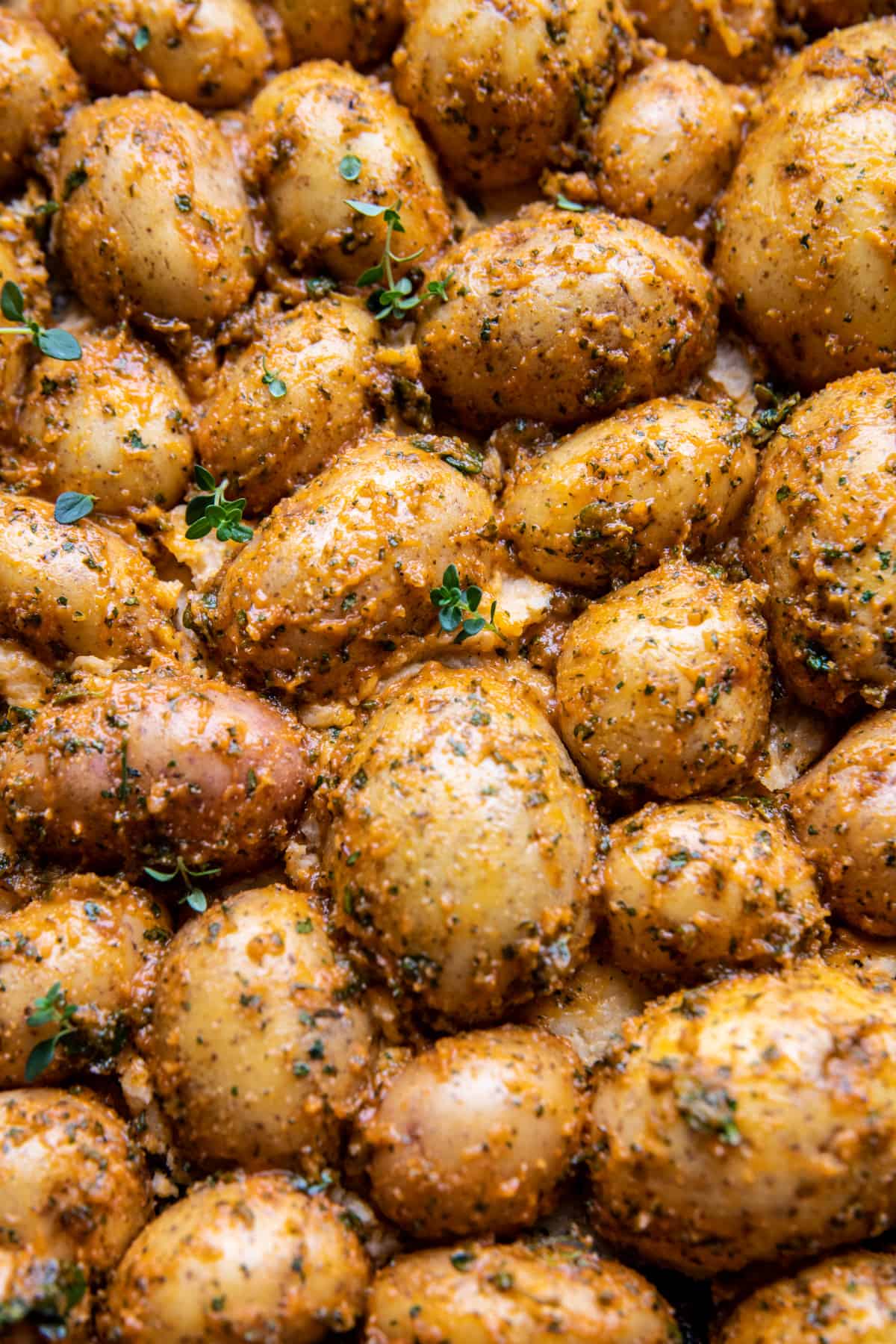 Crispy Parmesan Crusted Buffalo Potatoes | halfbakedharvest.com