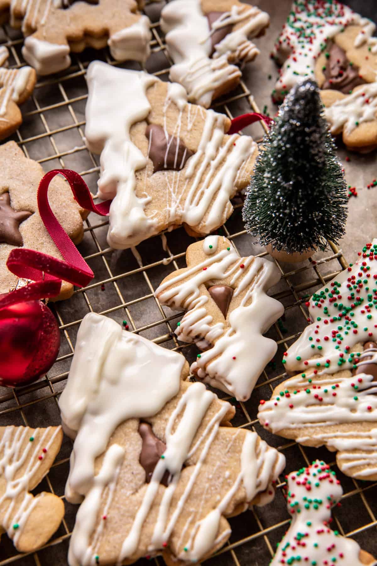 Easy Decked Out Christmas Tree Cookies | halfbakedharvest.com
