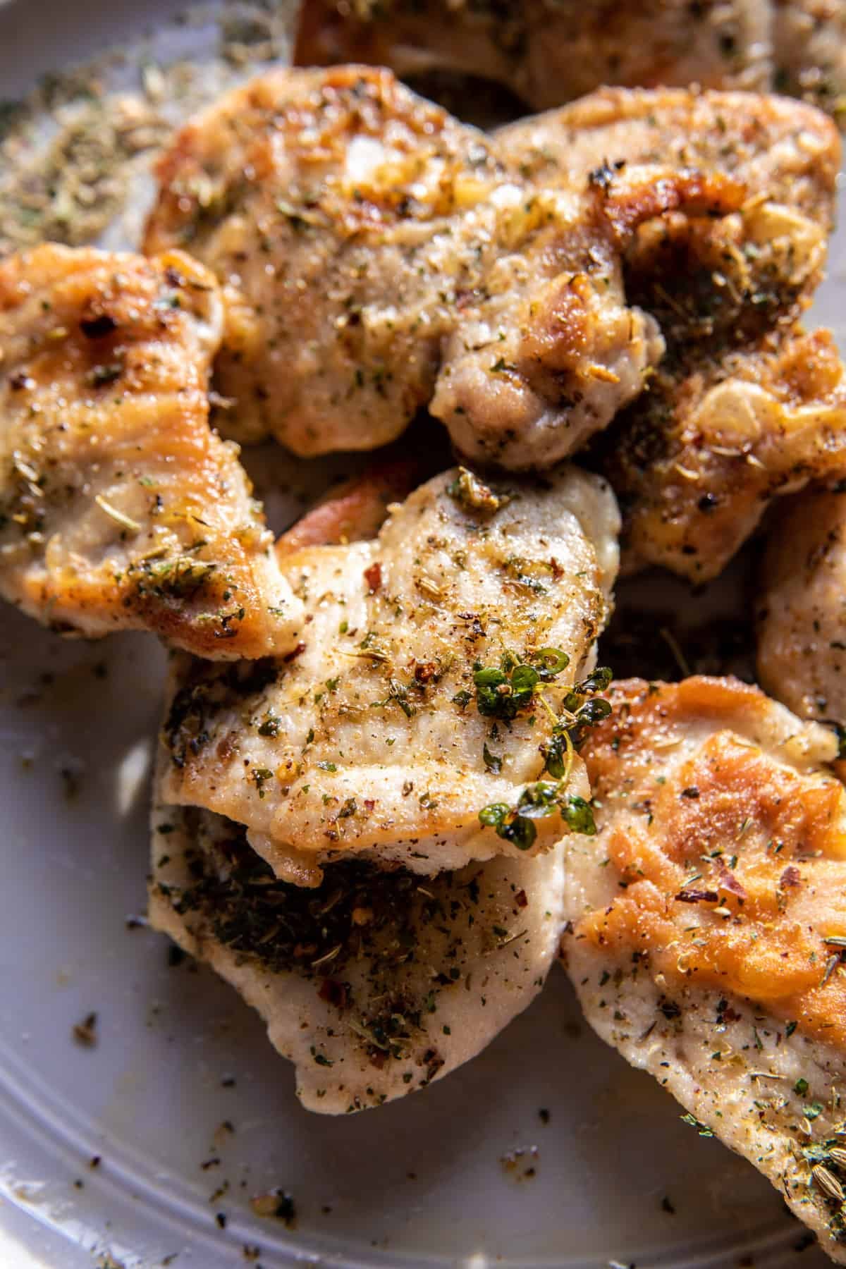 Skillet White Pesto Marry Me Chicken and Orzo | halfbakedharvest.com