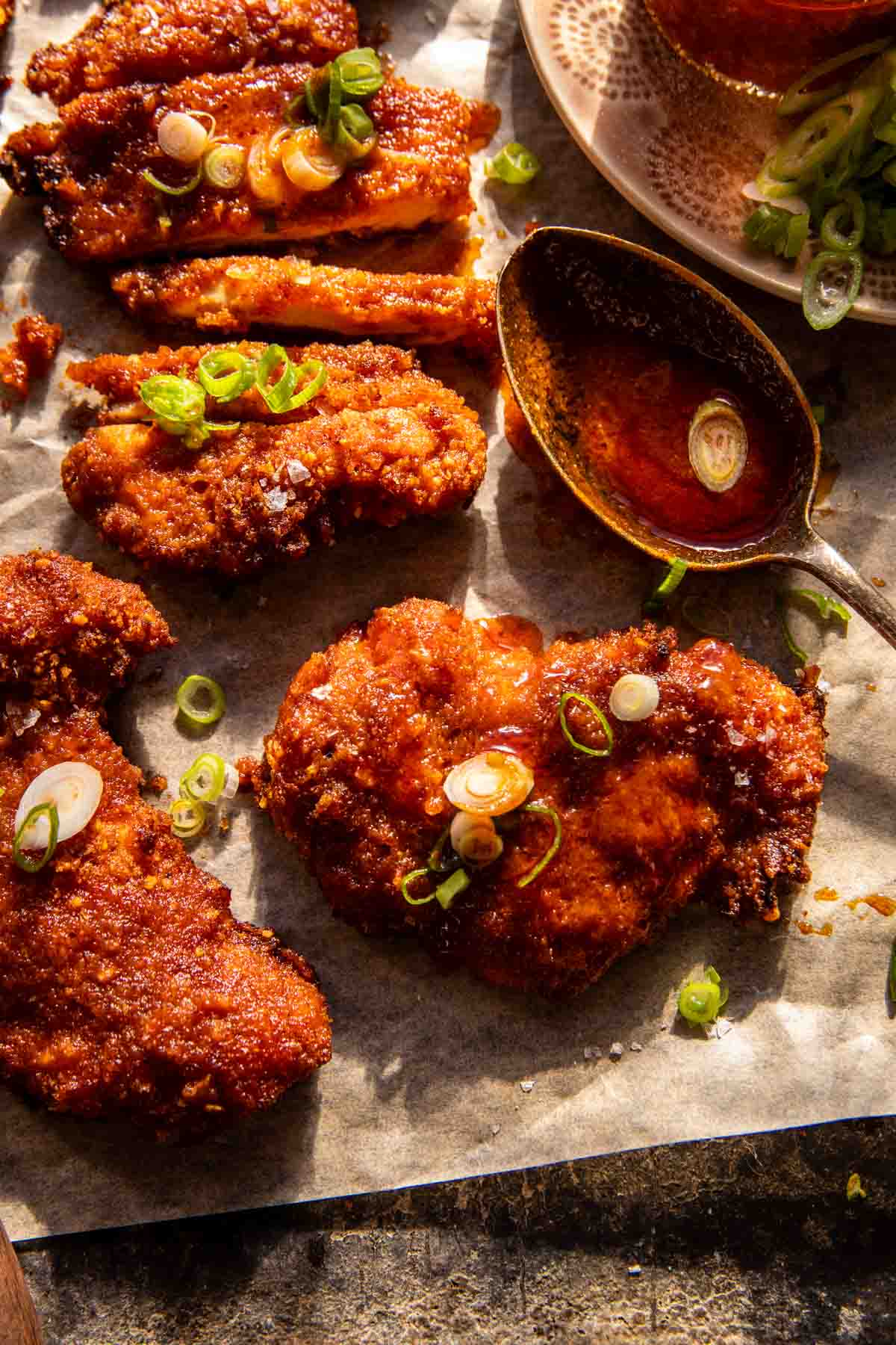 Baked Crunchy Honey Buffalo Chicken | halfbakedharvest.com