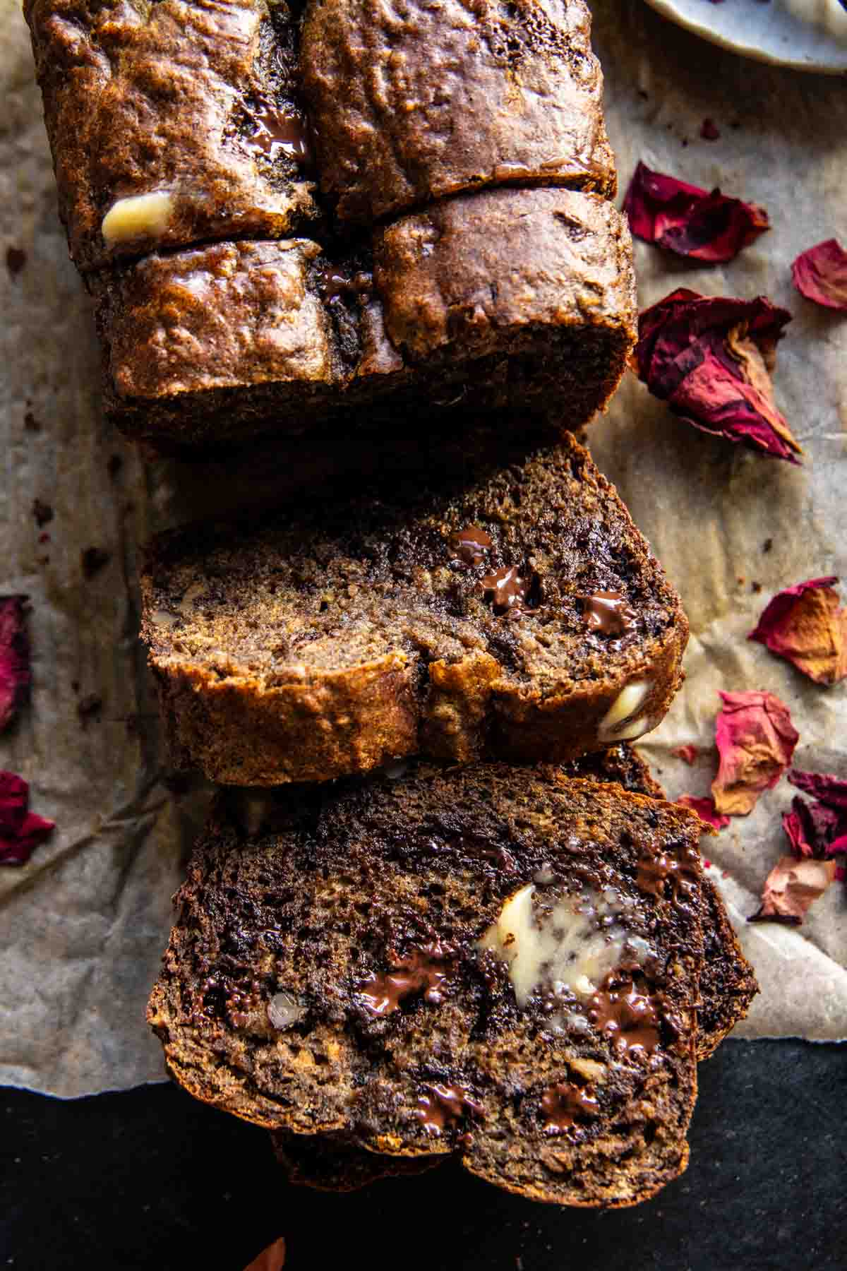 Honey Buckwheat Chocolate Chunk Banana Bread | halfbakedharvest.com