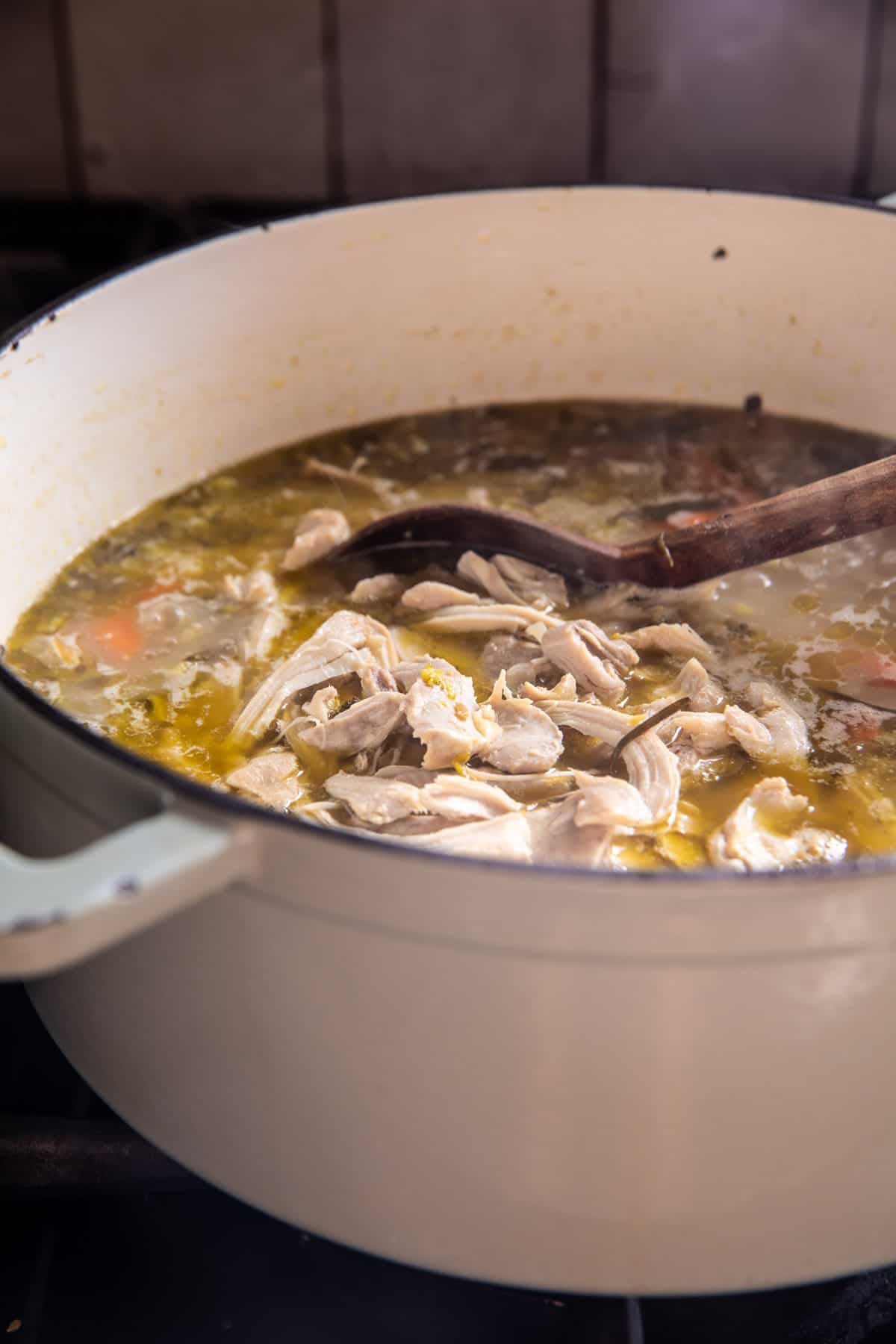 Lemony Pesto Chicken Noodle Soup | halfbakedharvest.com