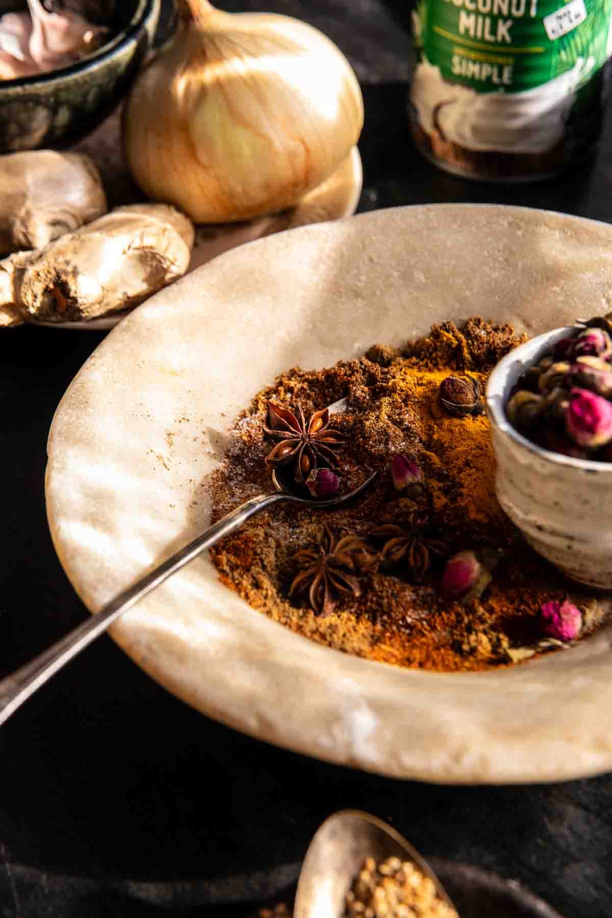 One Pan Spicy Sesame Butter Chicken | halfbakedharvest.com